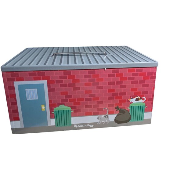 Melissa & Doug Keys & Cars Wooden Rescue Garage Toy For Ages 3+ - Picture 11 of 16